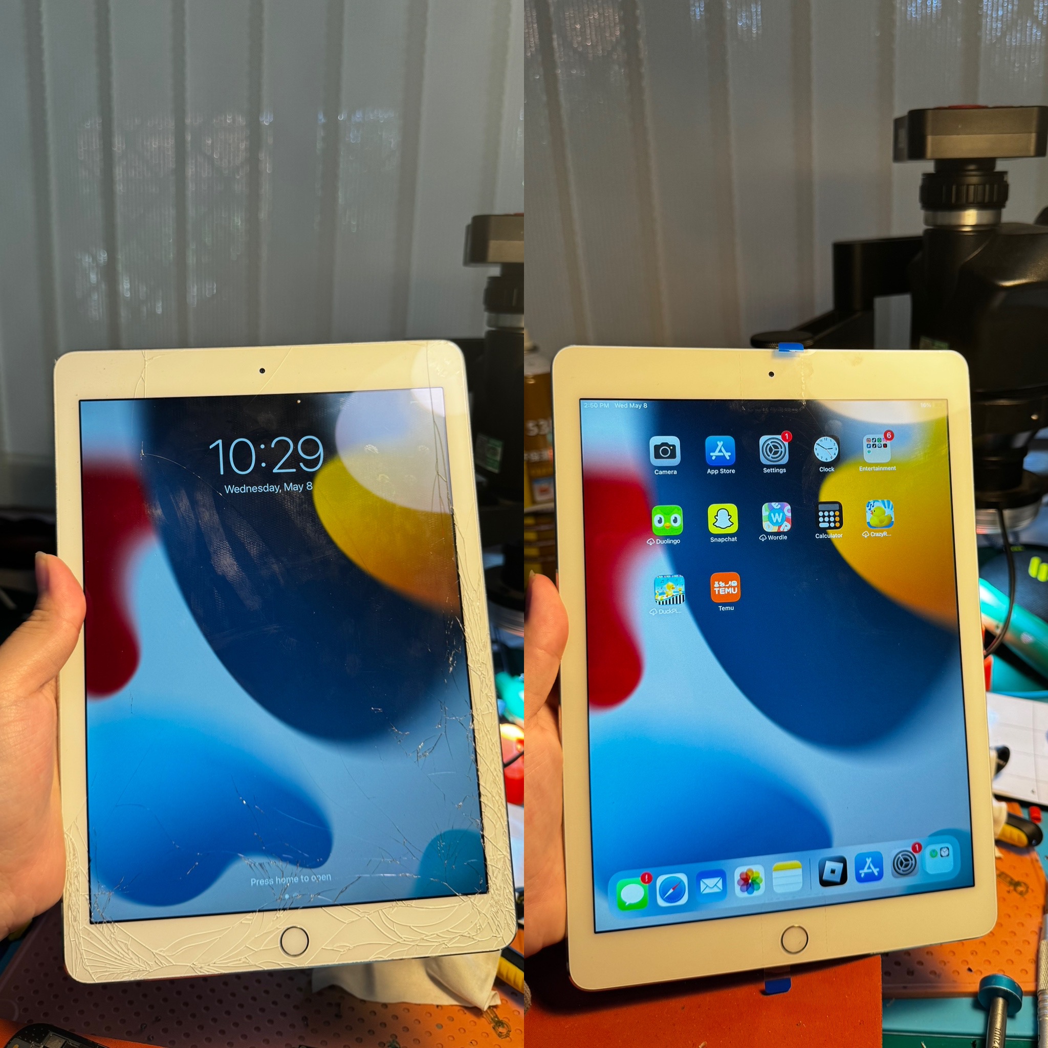 iPad repair work by V Tech Express